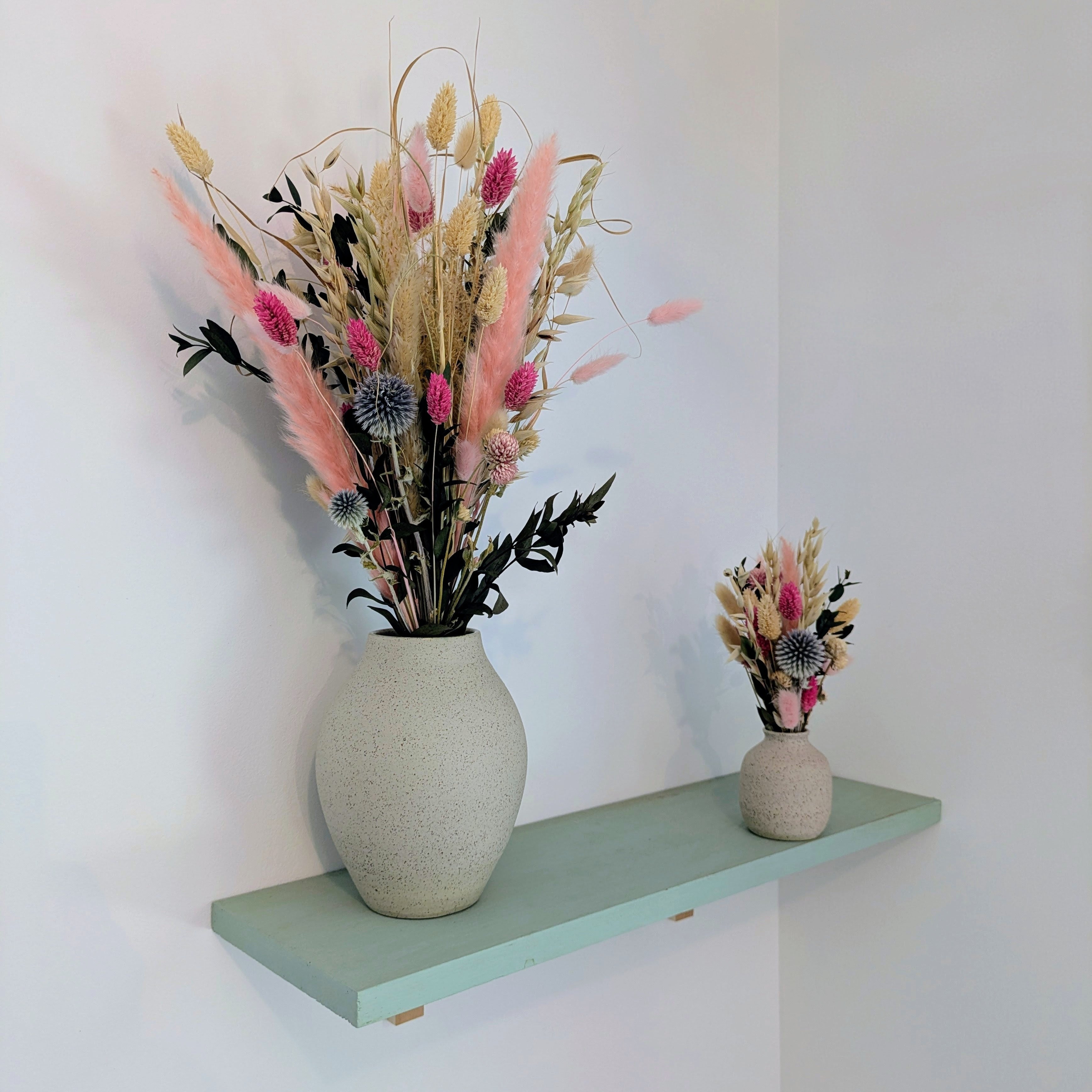 Petit et grand bouquet séché