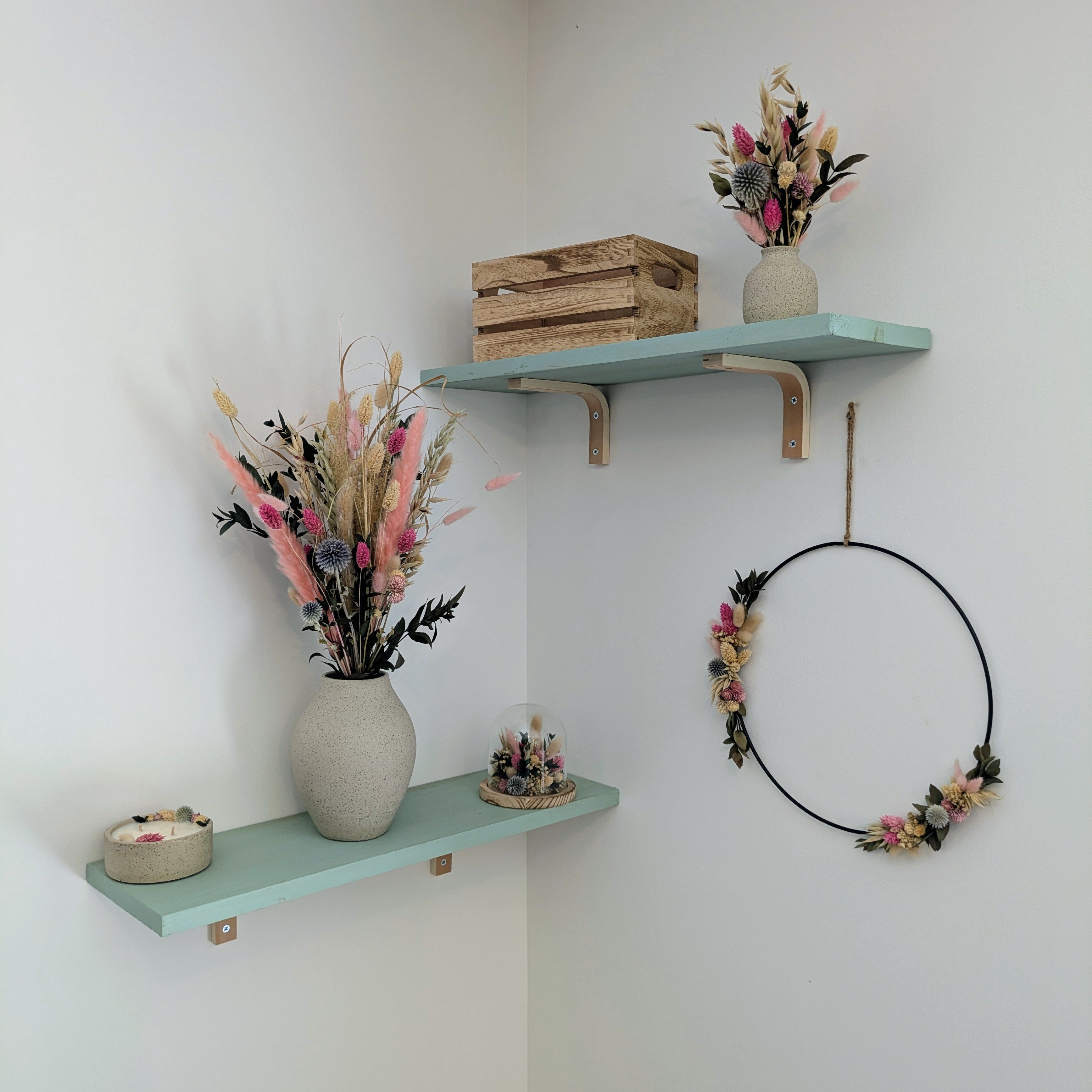 Décoration florale colorée