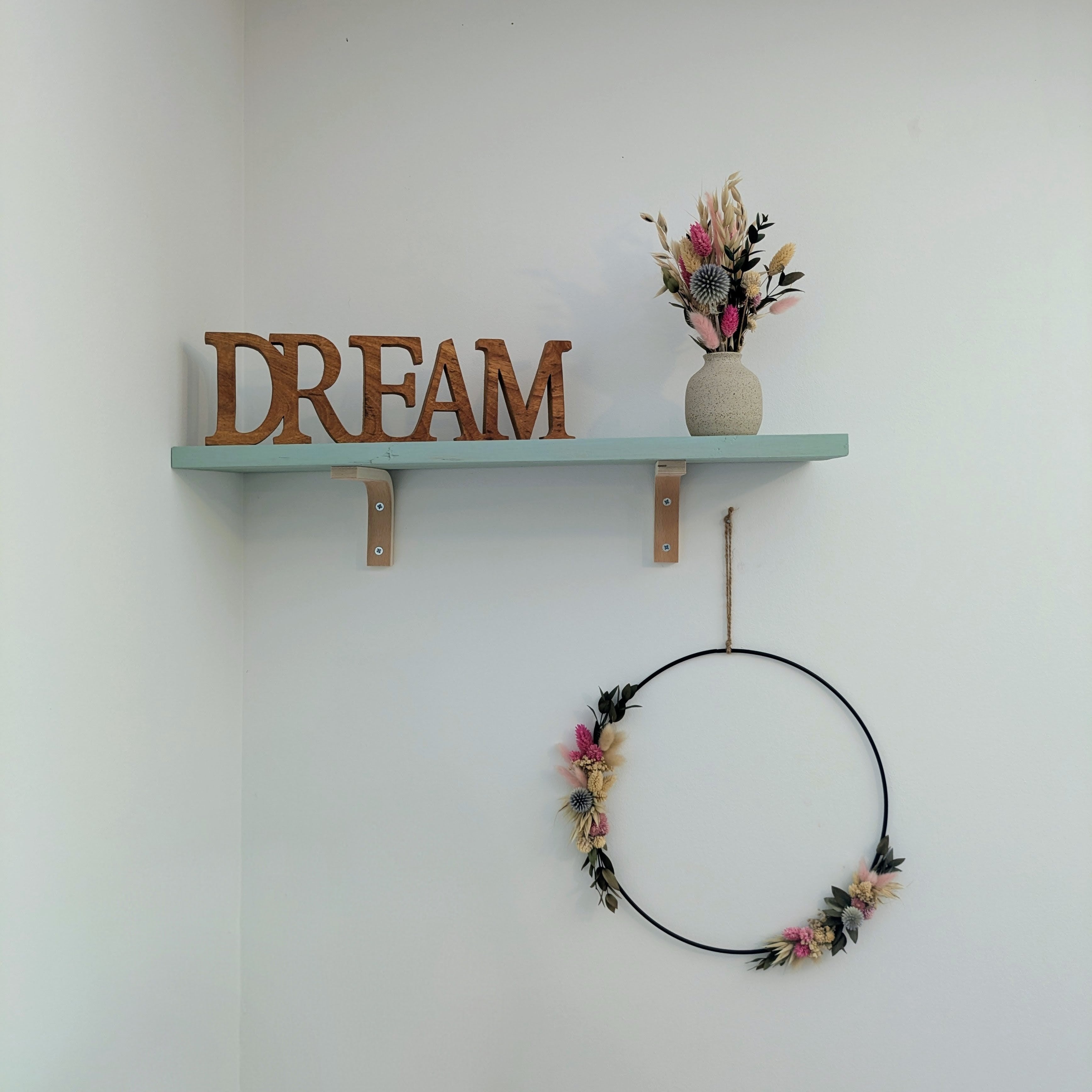 Déco fleurie séchée
